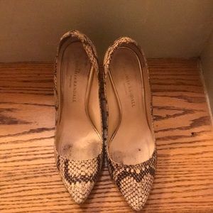 Loeffler Randall Leopard Print Leather pumps